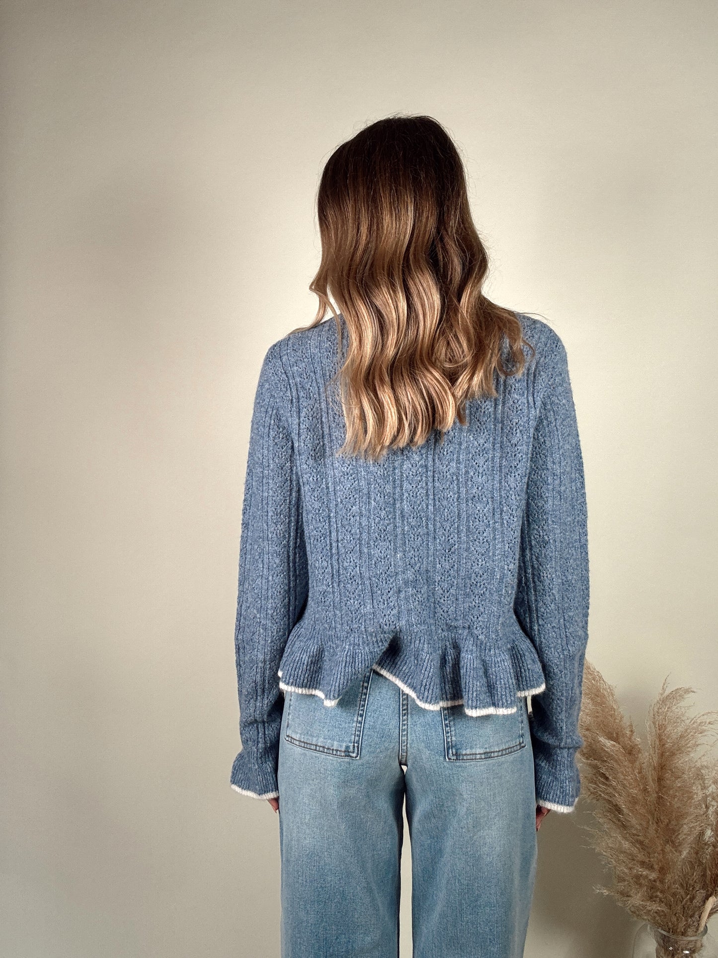 Jenni Ruffled Cardigan