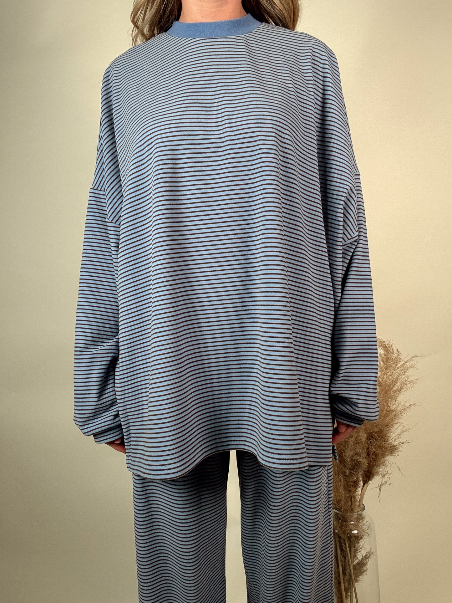 Blueberry Striped Top