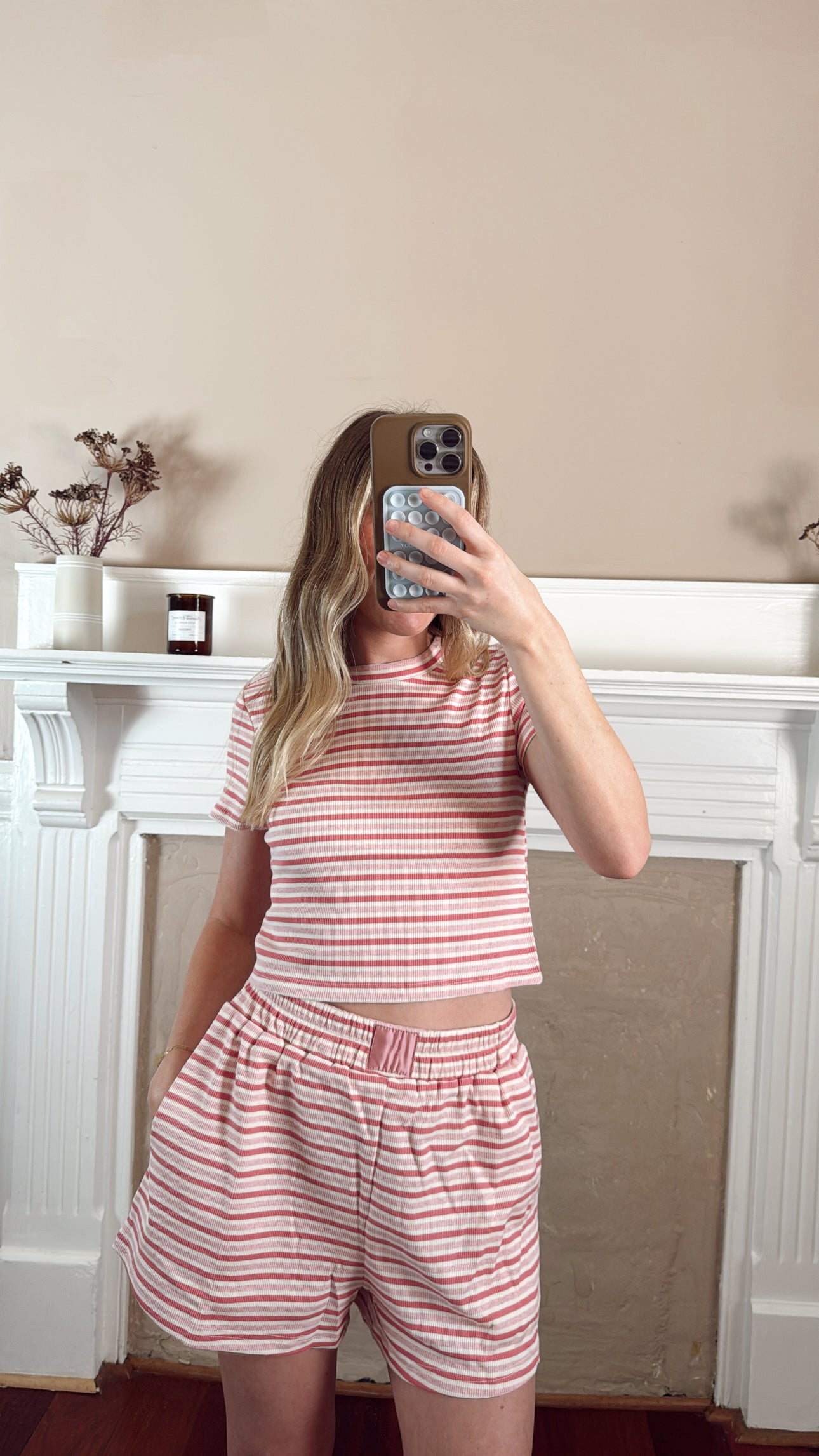 Raspberry Sorbet Top and Shorts Set