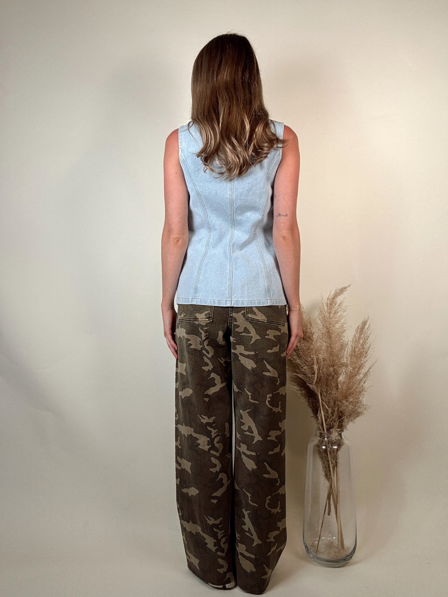Camouflage Print Pants