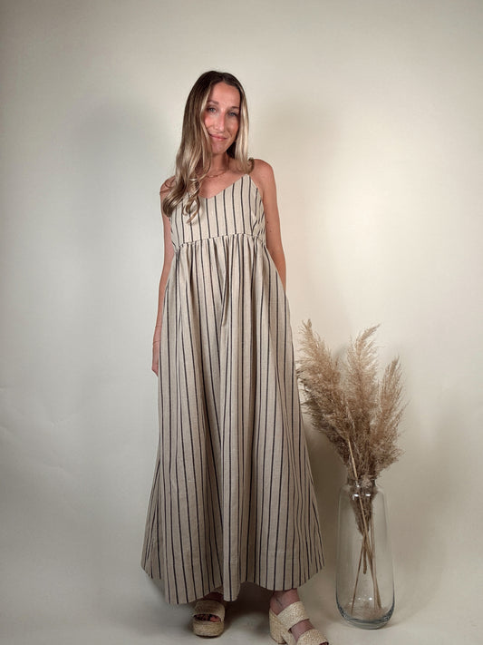 Savannah Striped Maxi Dress