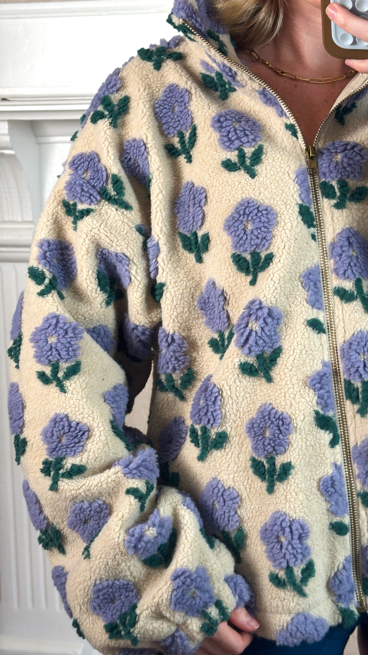 Flower Power Sherpa Jacket