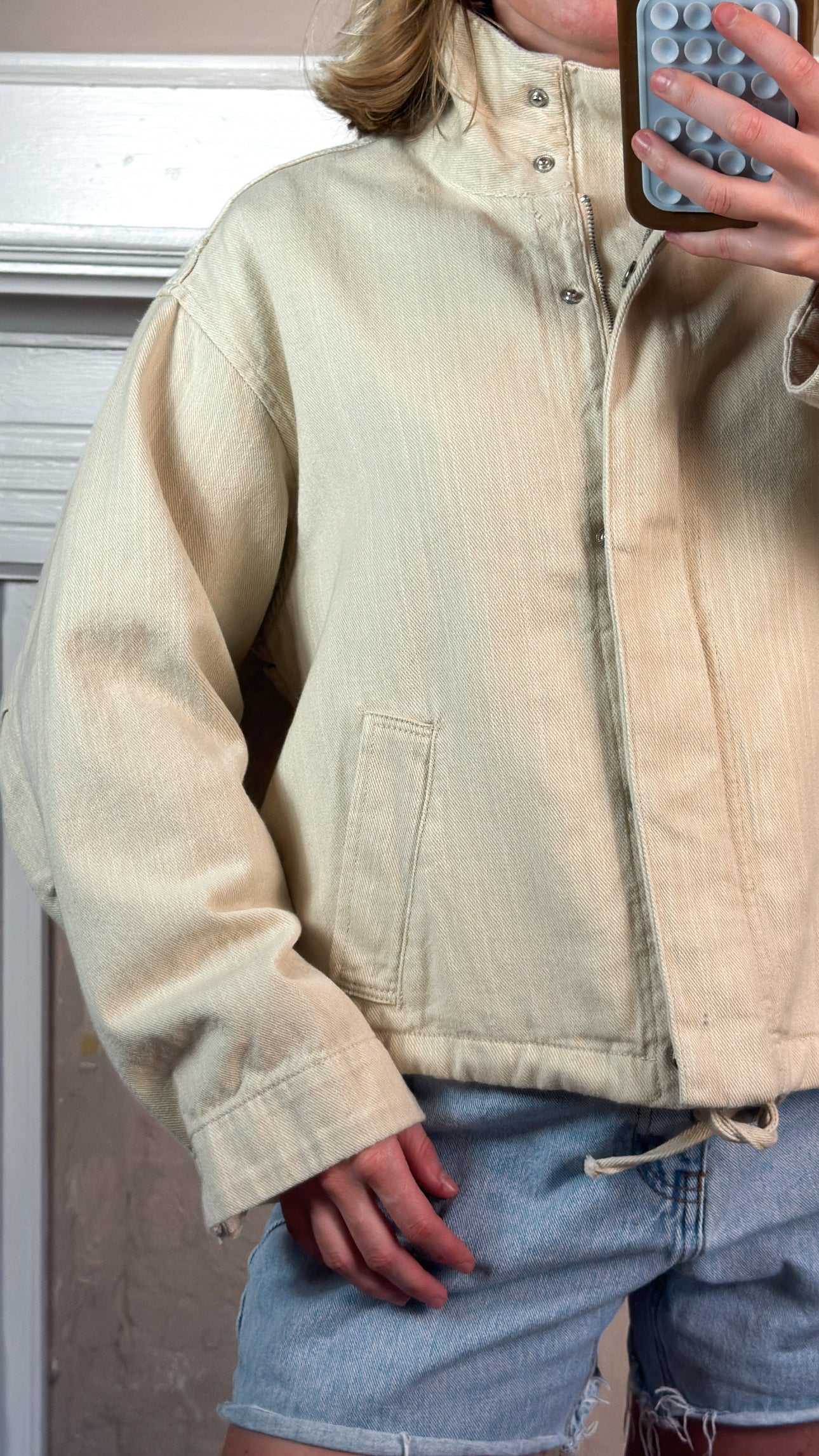 Washed Beige Jacket