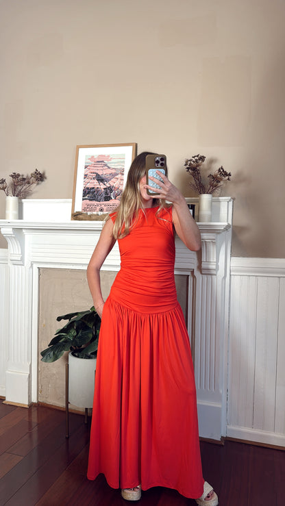 Lionel Ruched Maxi Dress