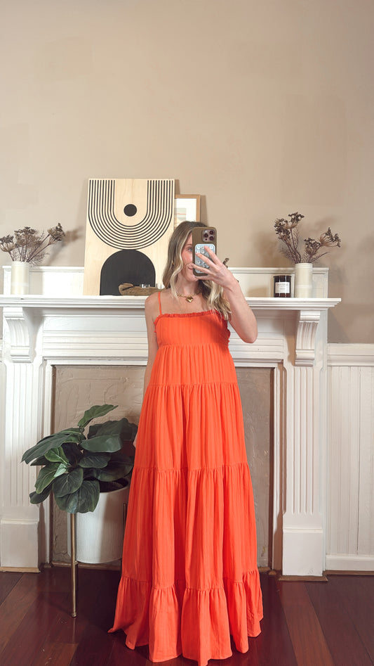 Papaya Maxi Dress