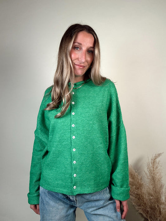 Nola Cardigan - Kelly Green