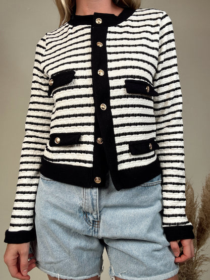 Paige Stripe Cardigan