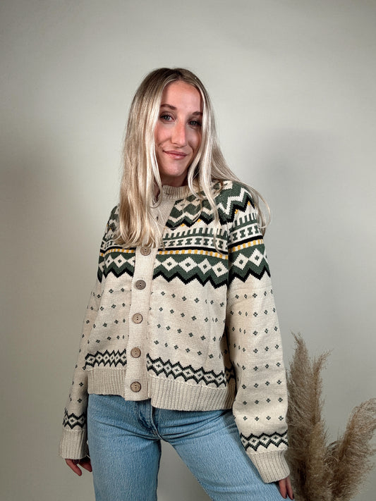 Multi Pattern Cardigan