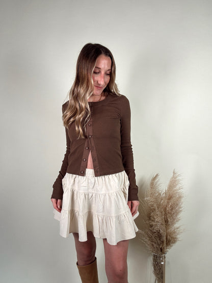 High Noon Tiered Mini Skirt