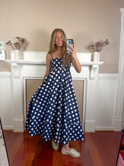 Anni Polka Dot Maxi Dress