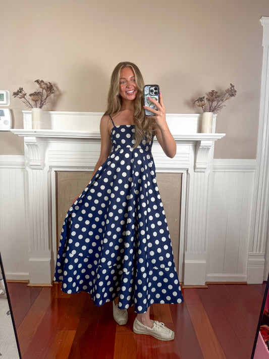 Anni Polka Dot Maxi Dress