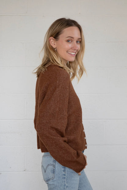 Nola Cardigan - Brown