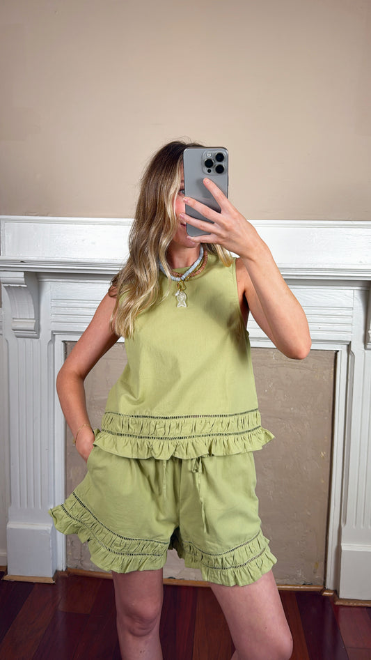 Matcha Top and Shorts Set