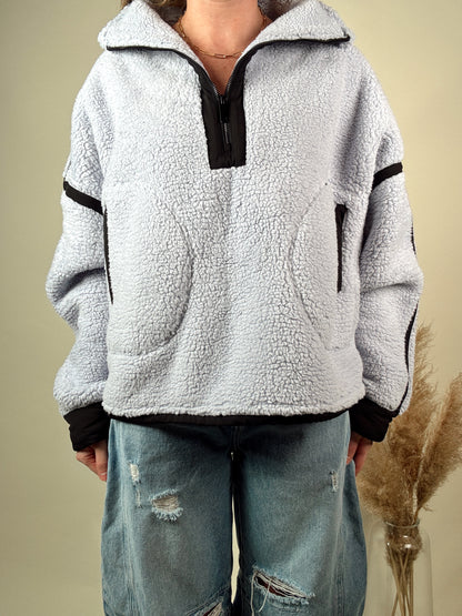 Lavender Sherpa Jacket