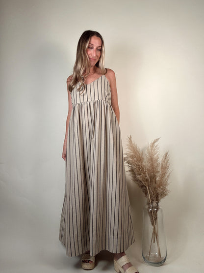 Savannah Striped Maxi Dress