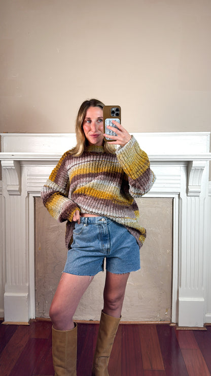 Raw Edge Denim Shorts