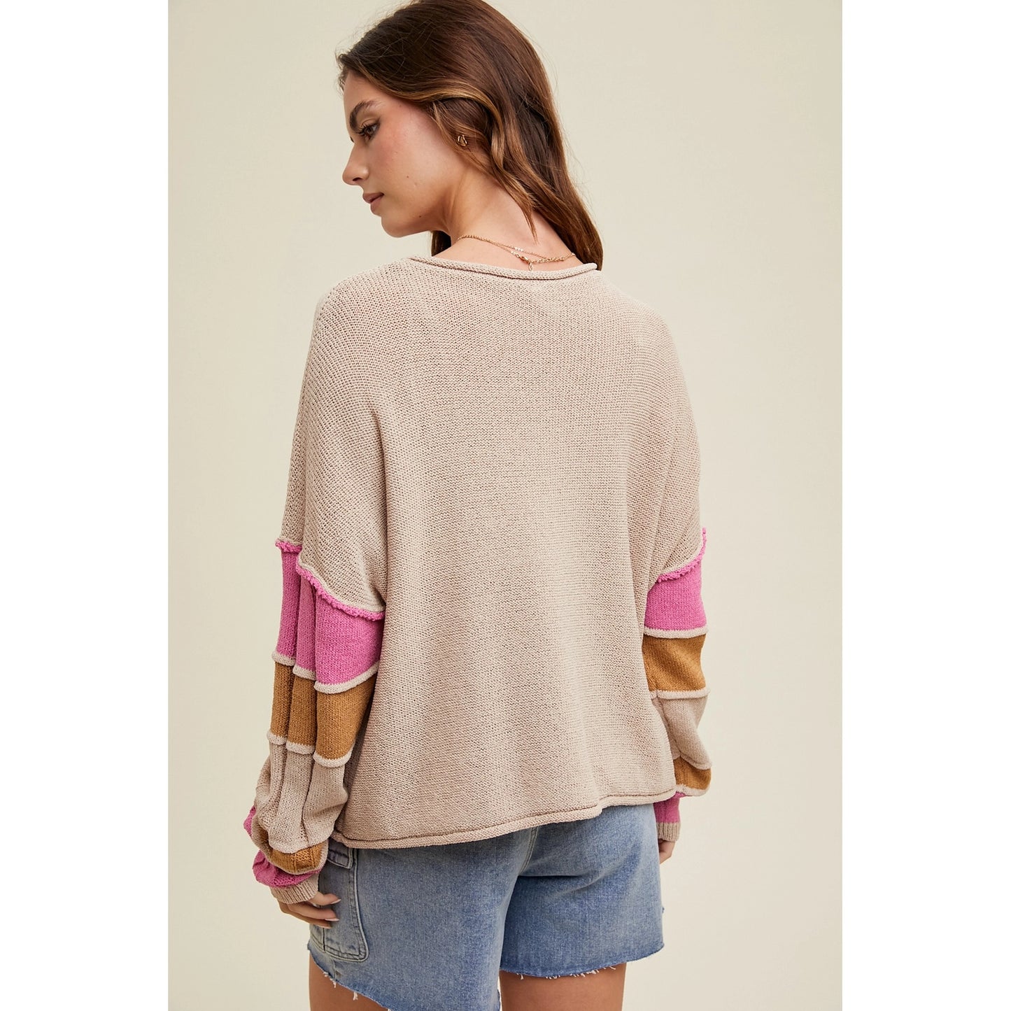 Knit Colorblock Sweater