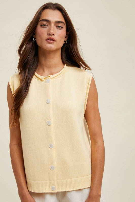 Vikki Vest - Butter Yellow