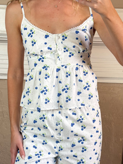 Blueberry Top and Pants Set