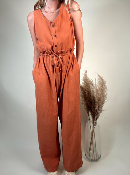 Rachel Rust Jumpsuit