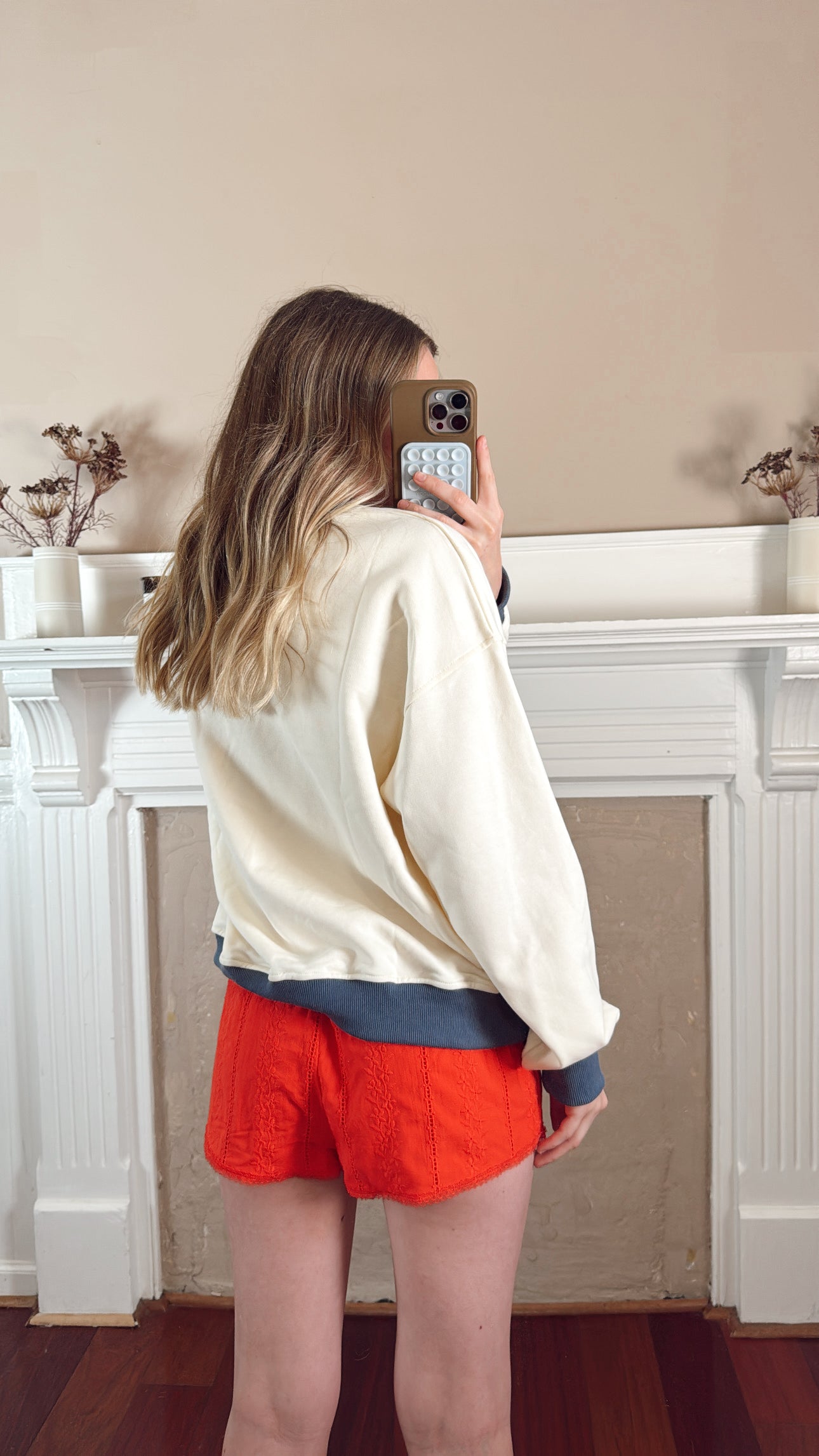 Hamptons Sweatshirt - Shrimp