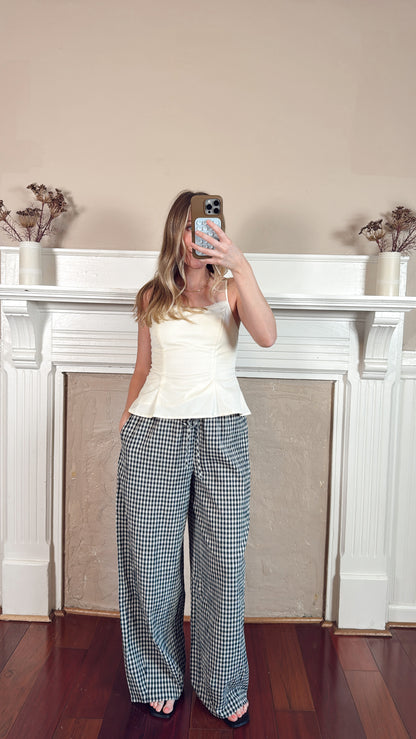 Gingham Pants