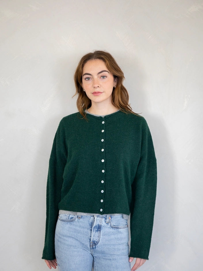 Nola Cardigan - Forest Green