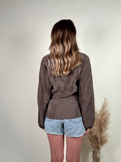Christina Crinkled Blouse