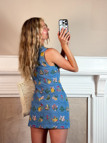 Garden Floral Mini Dress