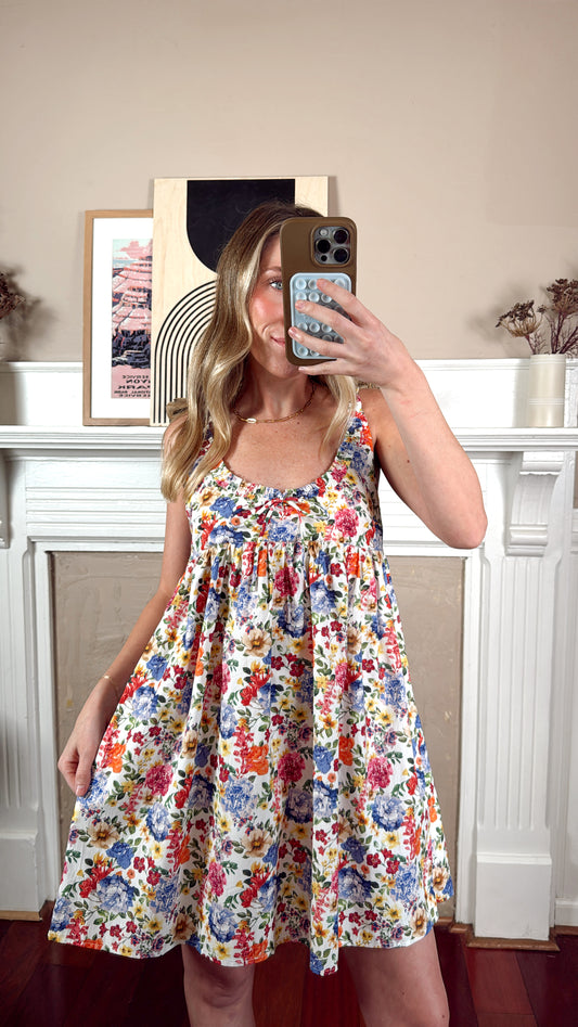 Chloe Garden Bloom Mini Dress