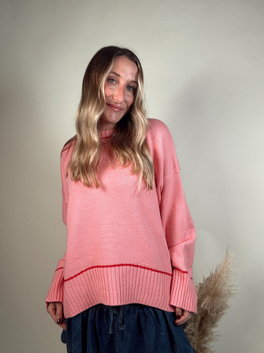 Pretty In Pink Sweater
