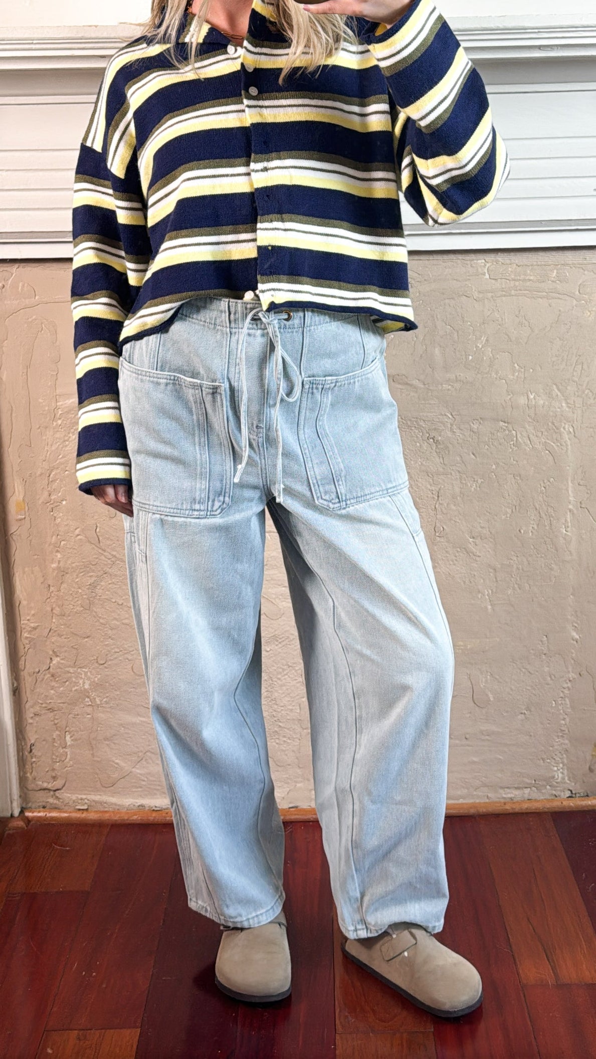 Soft Denim Barrel Jeans