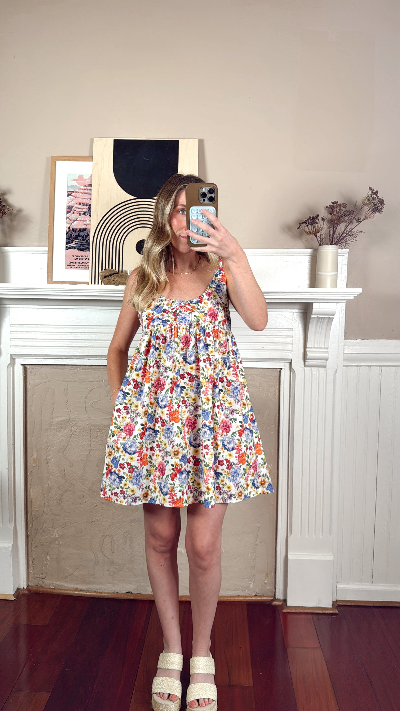 Chloe Garden Bloom Mini Dress
