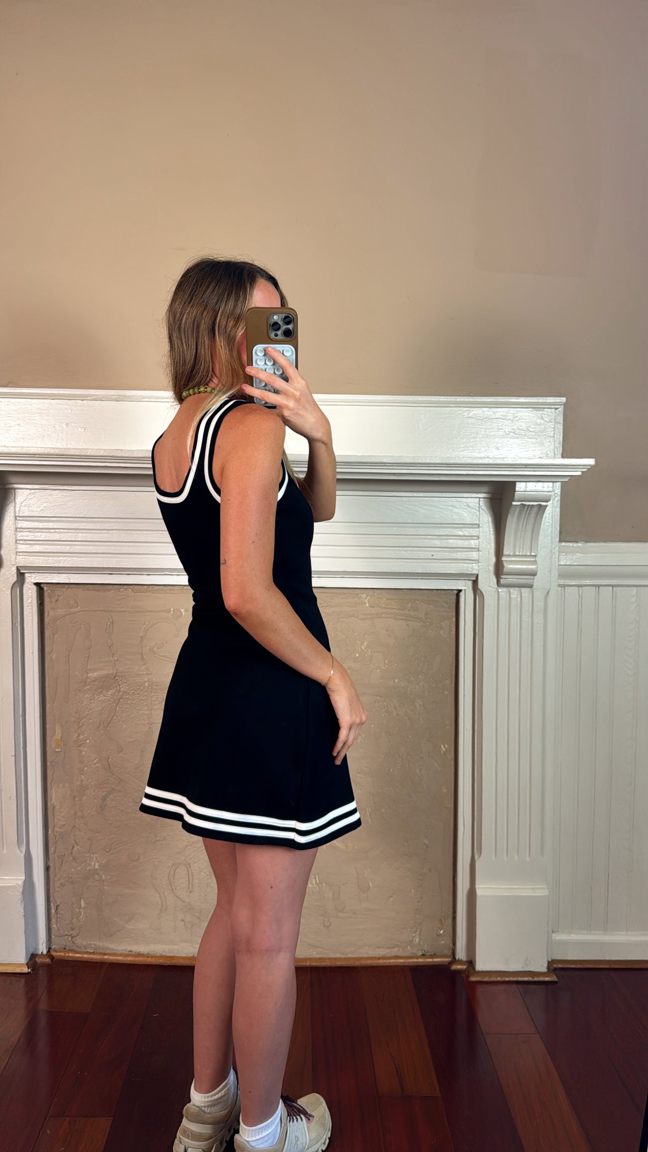 Scuba Mini Dress - Black