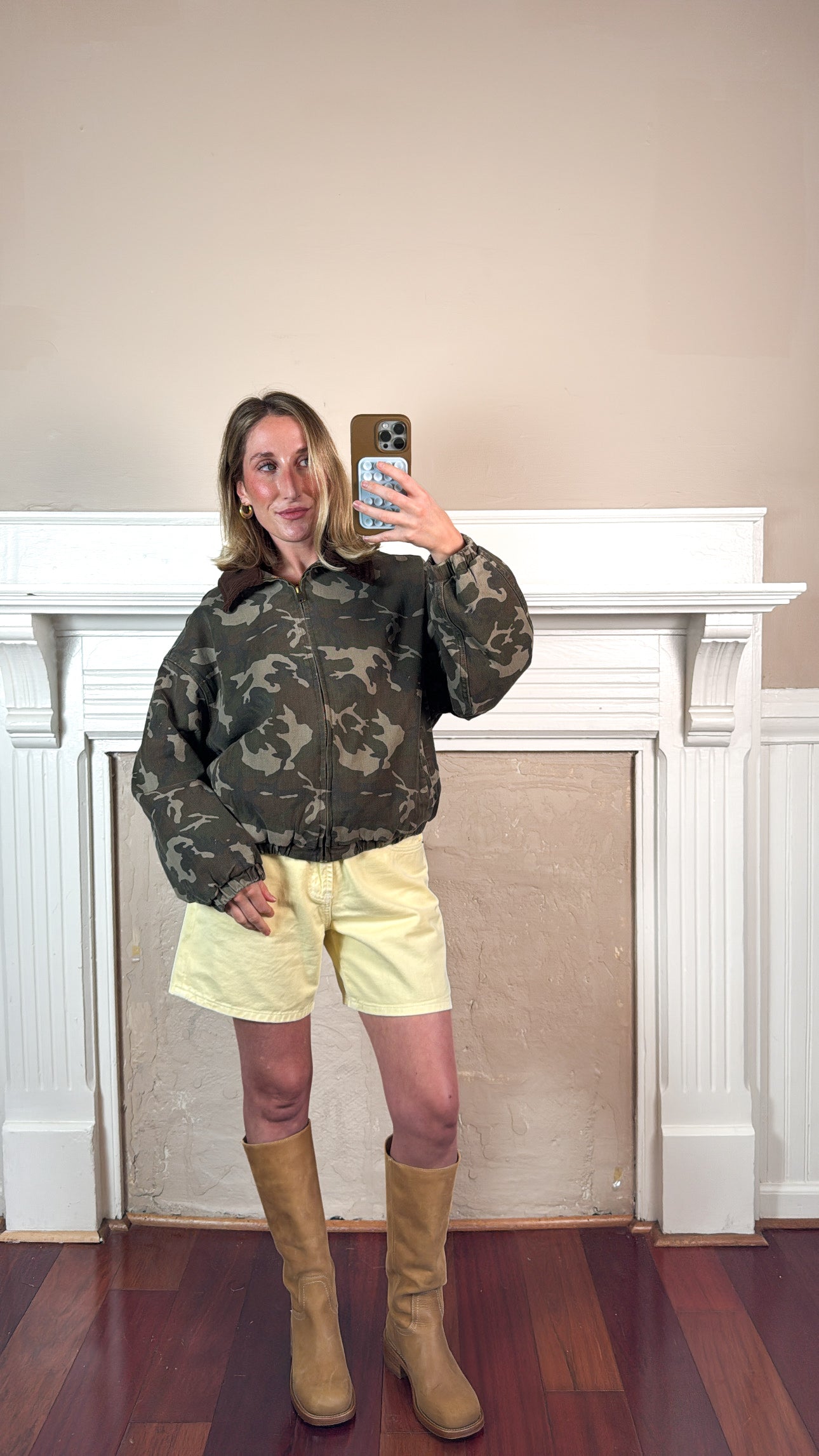 Camouflage Bomber Jacket