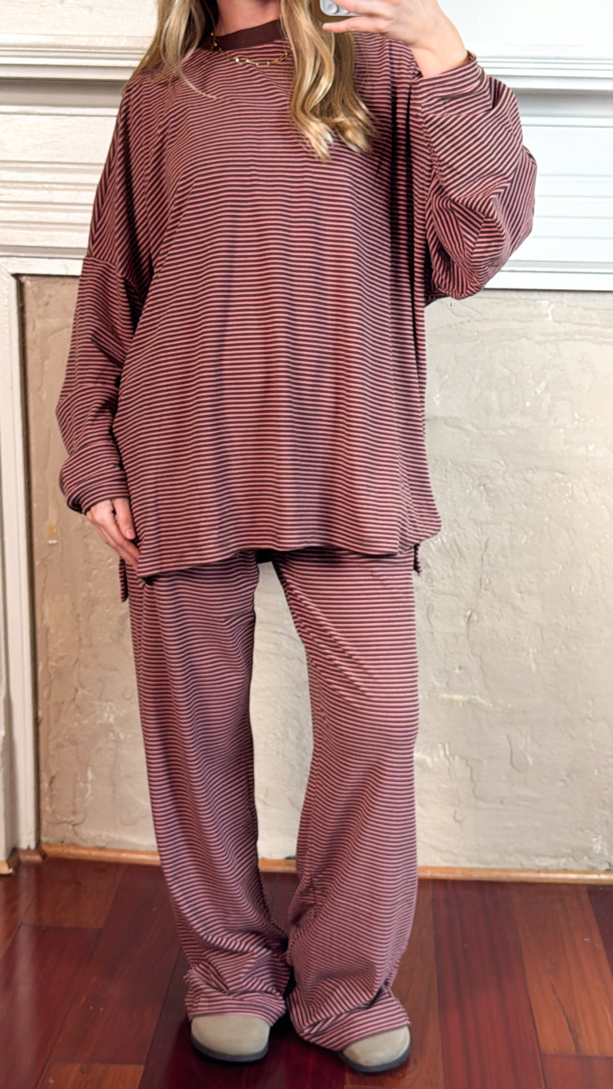 Strawberry Chocolate Striped Bottoms