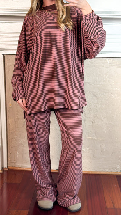 Strawberry Chocolate Striped Bottoms