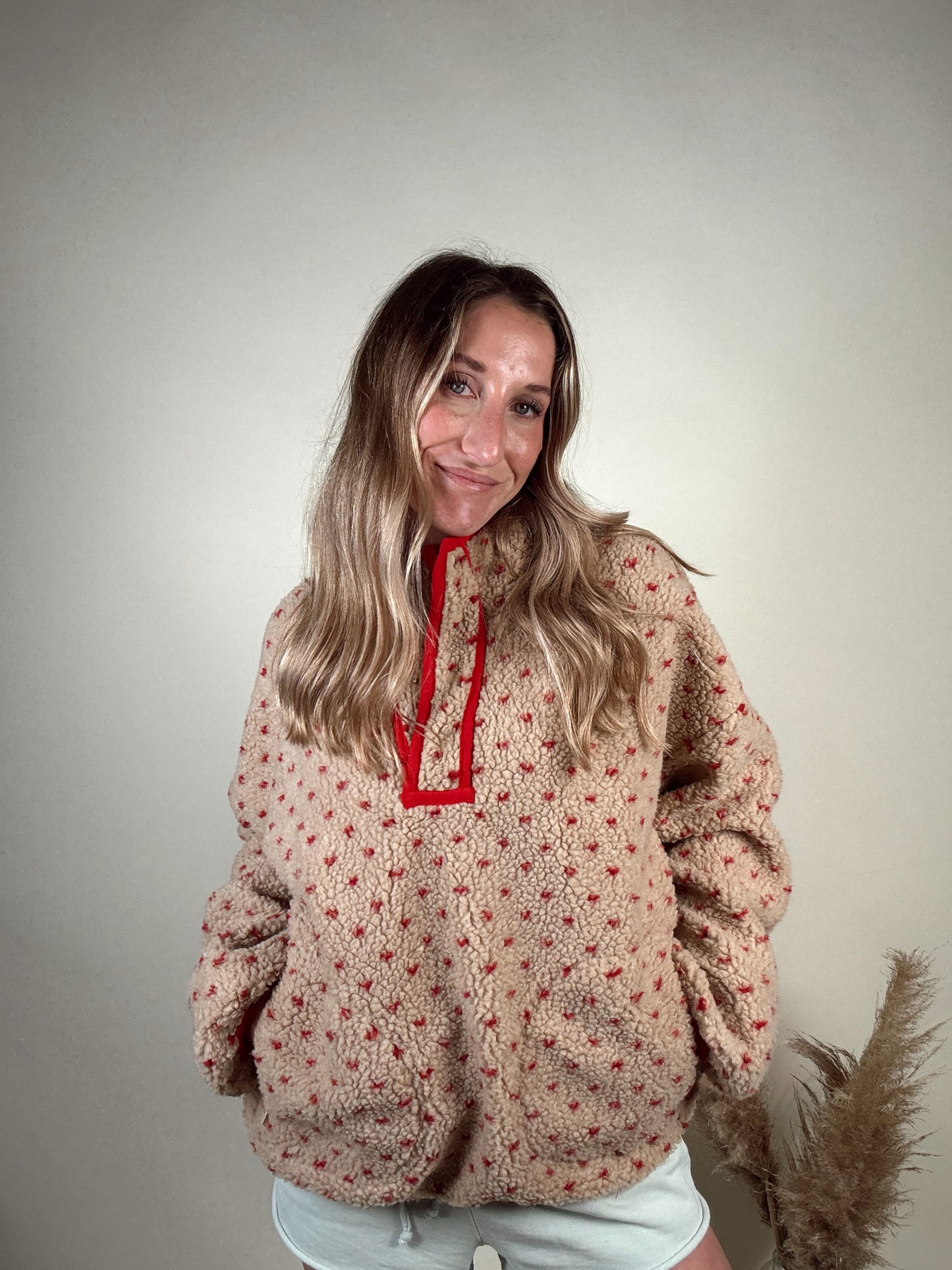 Heart Sherpa Fleece