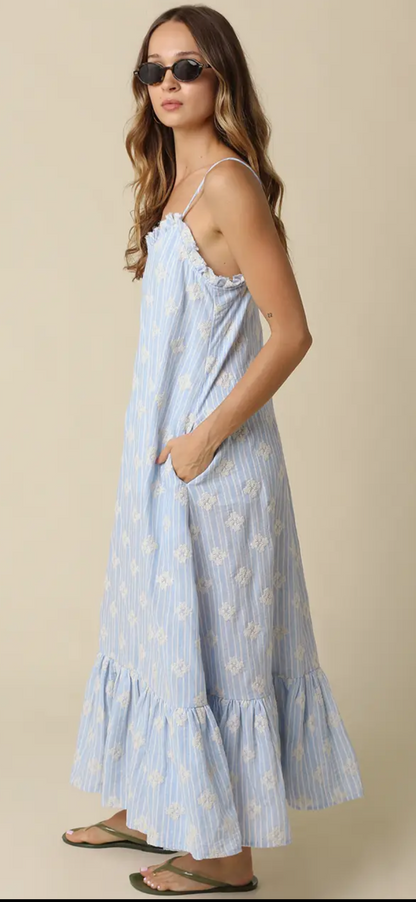 Daisy Floral Tiered Maxi Dress