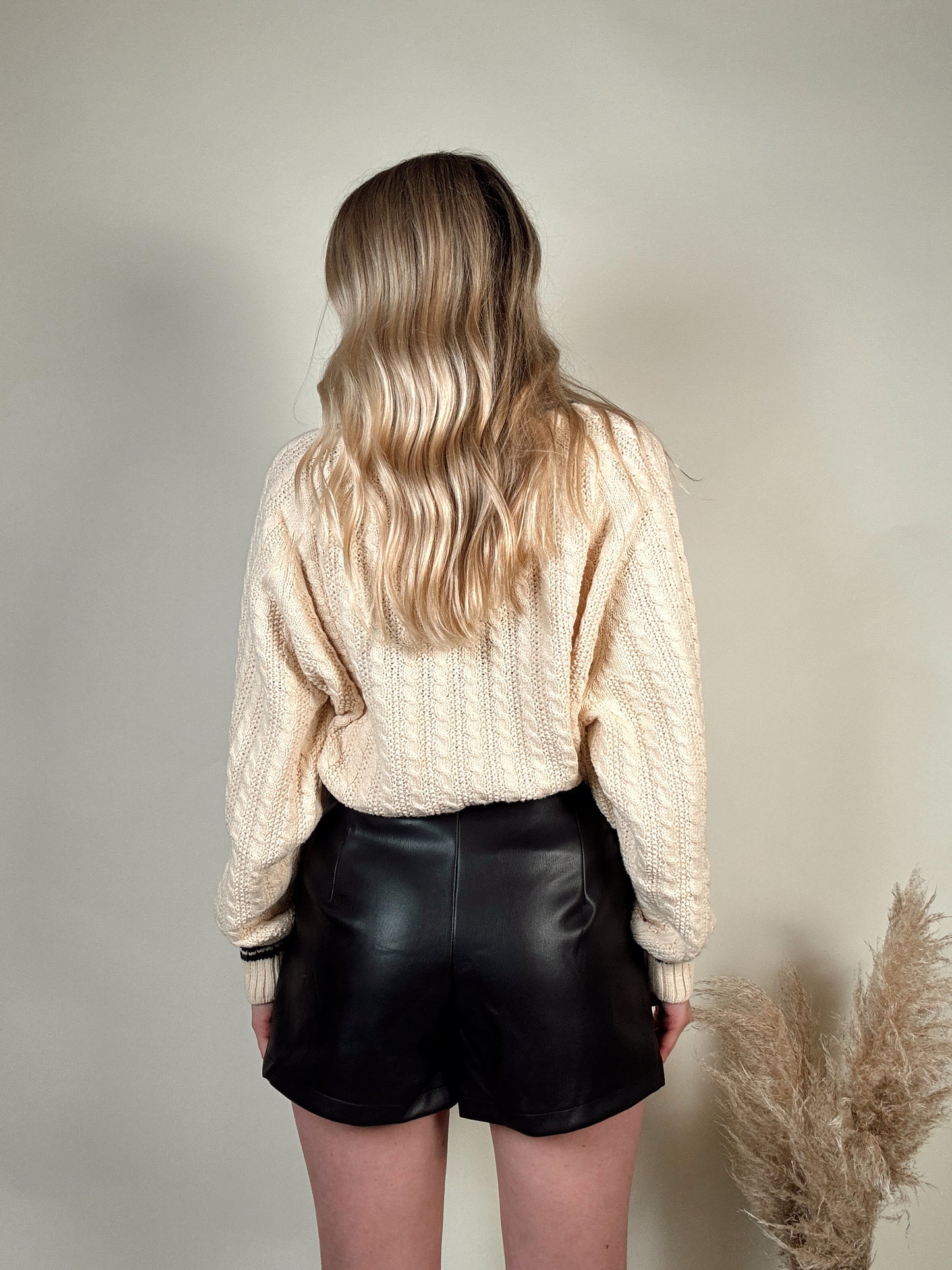 Faux Leather Shorts