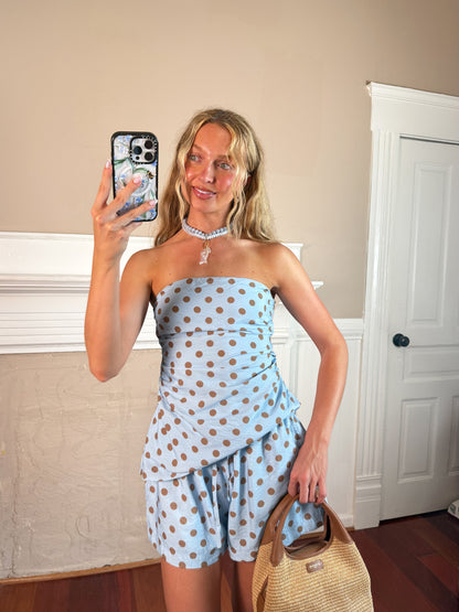 Stacey Polka Dot Top and Shorts Set