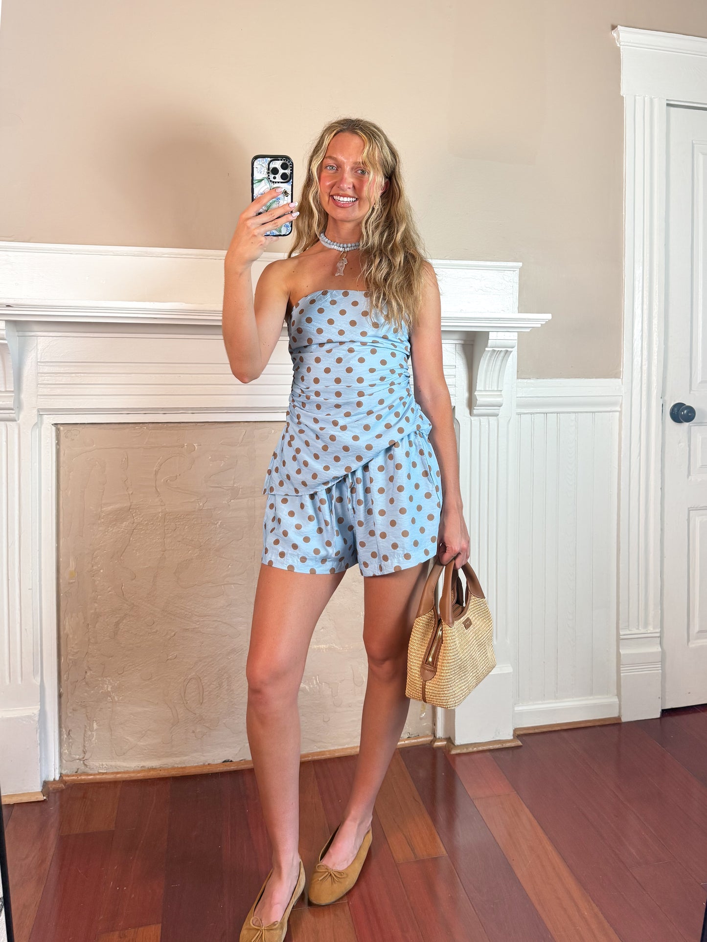 Stacey Polka Dot Top and Shorts Set