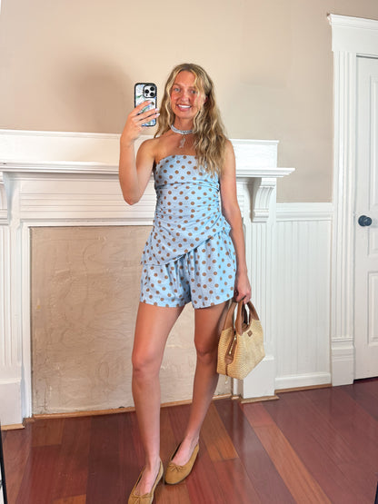Stacey Polka Dot Top and Shorts Set