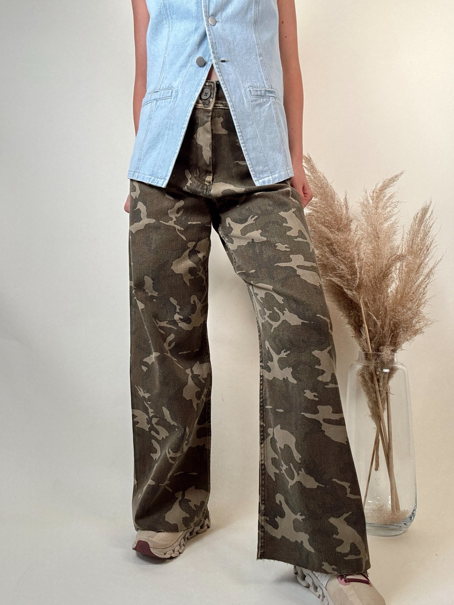 Camouflage Print Pants
