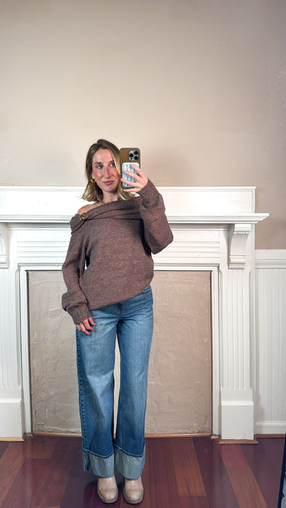 Off The Shoulder Sweater