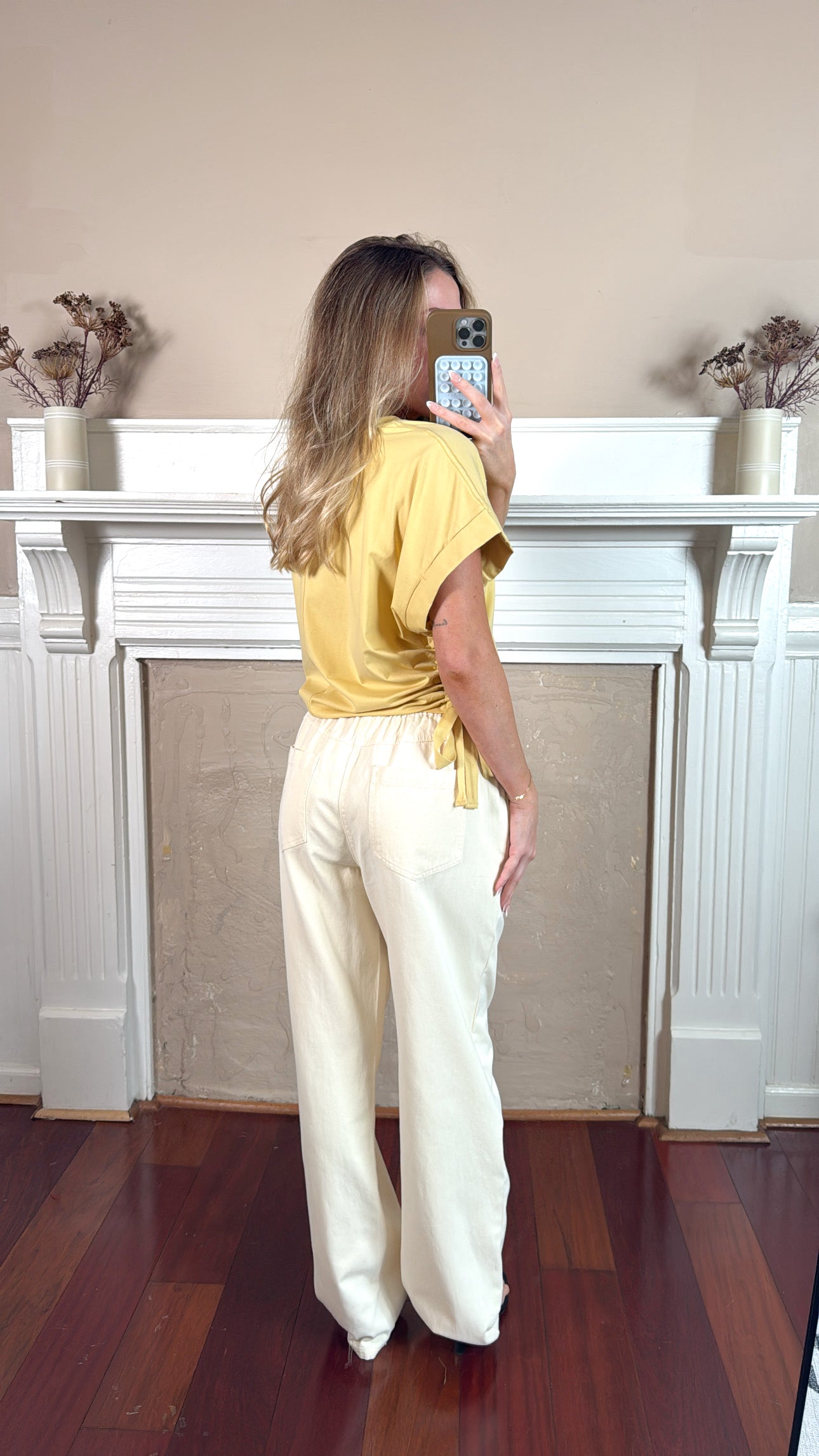 Mid rise Tie Jeans - PREORDER JUNE 17