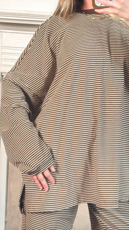 Brownie Striped Top