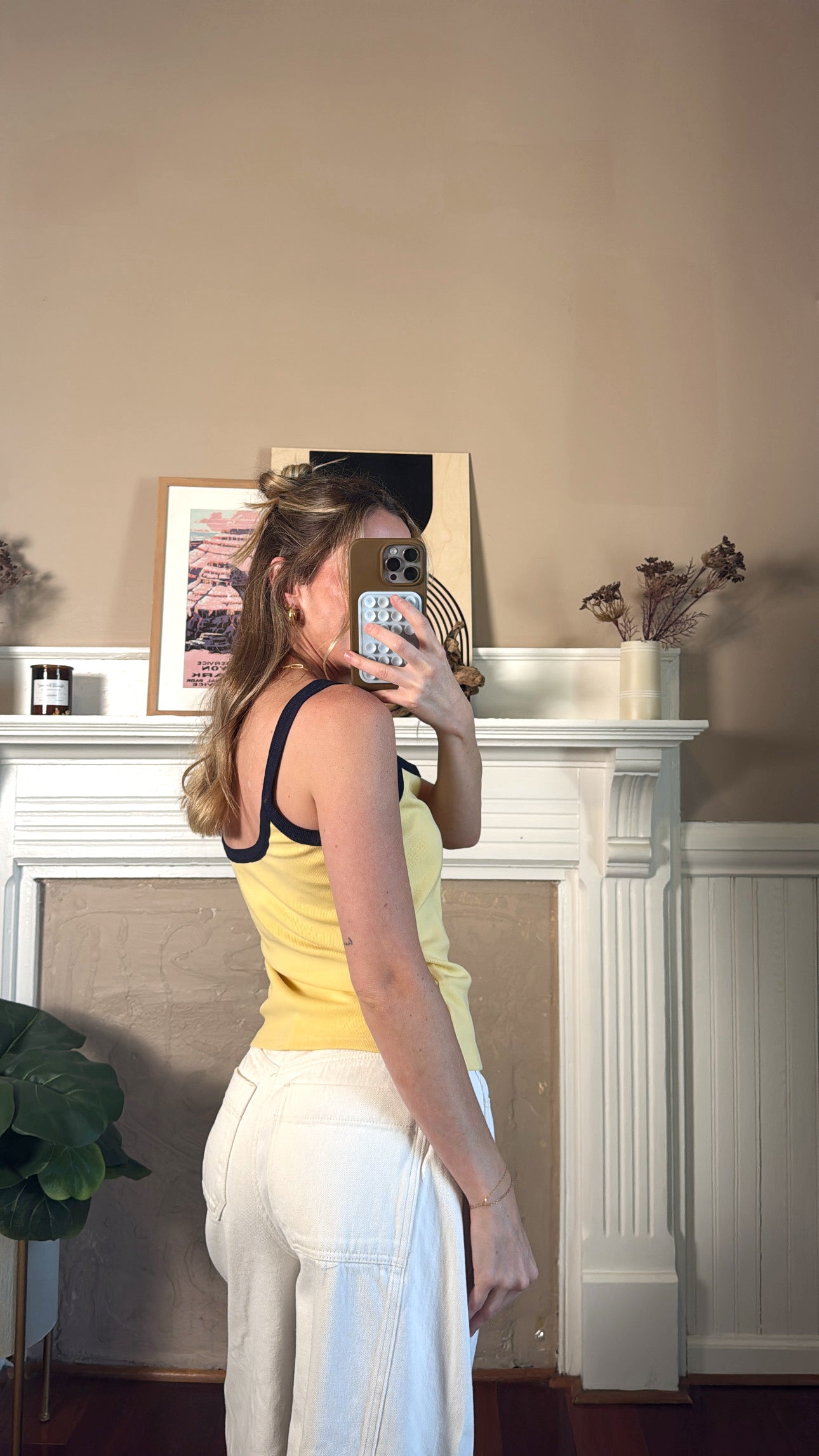 The Lheane Top | Contrast Band Tank
