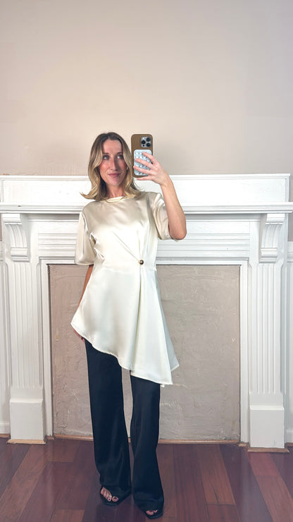 Sally Satin Blouse
