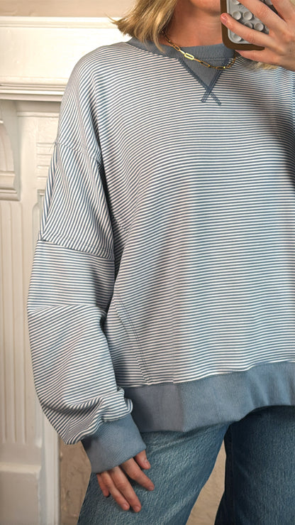 Stevie Striped Sweatshirt